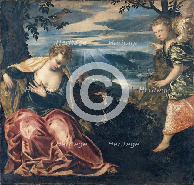 The Annunciation to Manoah's Wife, 1555. Creator: Jacopo Tintoretto.