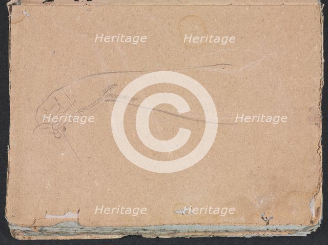 Verona Sketchbook: Right hand (page 3), 1760. Creator: Francesco Lorenzi (Italian, 1723-1787).