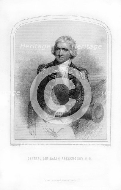 Sir Ralph Abercromby, British Lieutenant-General, (1870).Artist: H Robinson