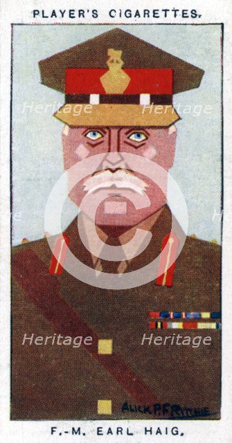 Douglas Haig, 1st Earl Haig, British field marshal, 1926.Artist: Alick P F Ritchie