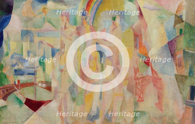 La ville de Paris, Esquisse, 1911-1912. Creator: Delaunay, Robert (1885-1941).