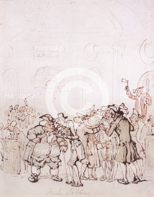 'Stock Jobbers', late 18th-early 19th century. Artist: Thomas Rowlandson