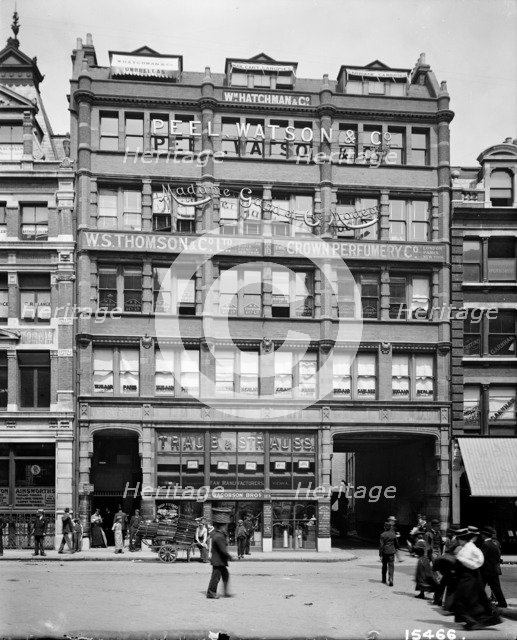 Wood Street Buildings, Fore Street, London, 1899. Artist: Bedford Lemere and Company