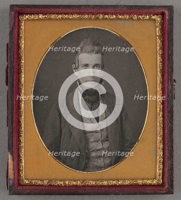 Portrait of a Man with Chin Beard, 1854-1856. Creator: Unknown.