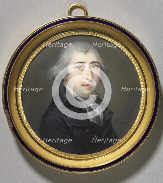 Portrait of a Man with an Earring, c. 1800. Creator: Anonymous Graff (1800).