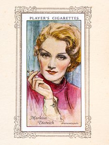 Marlene Dietrich, 1934. Artist: Unknown.