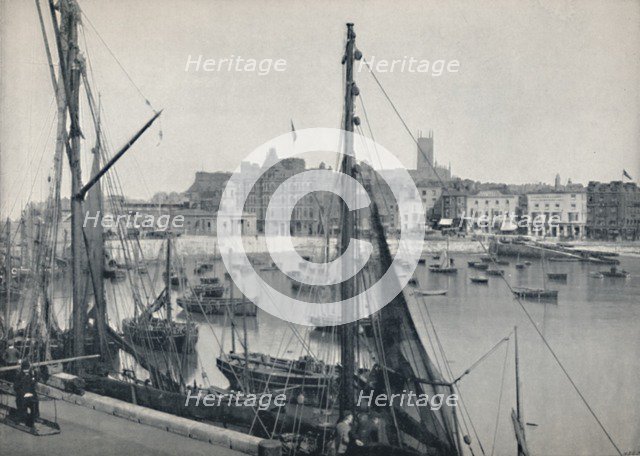 'Margate - The Harbour and the Jetty', 1895. Artist: Unknown.