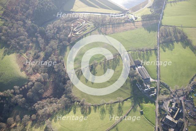 Rectilinear enclosure earthwork, near Leighton Hall, North Yorkshire, 2014. Creator: Historic England Staff Photographer.