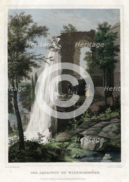 The aqueduct at Wilhelmshöhe, Germany.Artist: J Umbach