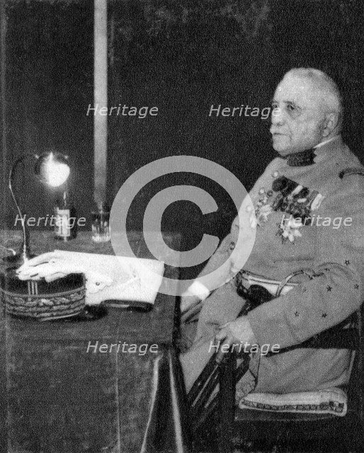 Louis Franchet D' Esperey, French First World War general, 1932. Artist: Unknown