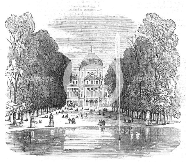 The Burning of the Tuileries: part of the Tuileries as it was, 1871. Creator: Unknown.