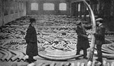 Ivory shipment, Royal Albert Dock, London, 1926-1927. Artist: Unknown