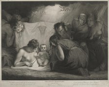 The Infant Shakespeare Attended by Nature and the Passions, published 1799. Creators: Benjamin Smith, John Boydell, Josiah Boydell.
