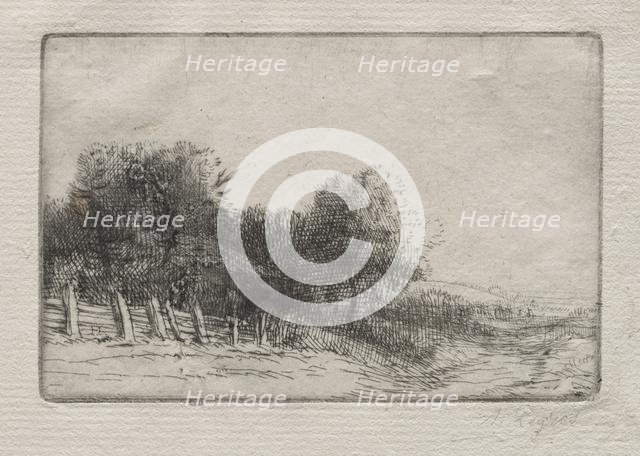 Landscape (Un Paysage). Creator: Alphonse Legros (French, 1837-1911).