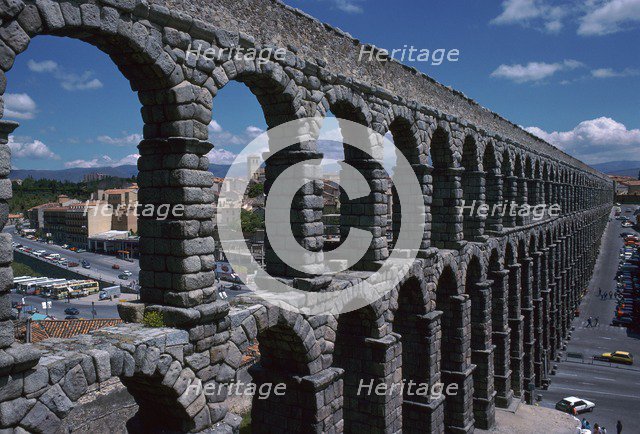 Roman Aqueduct, 1st century. Artist: Unknown