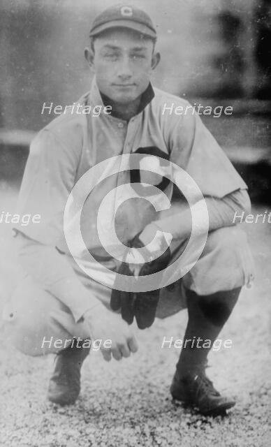 Ward McDowell, outfield prospect for Cleveland AL (baseball), 1913. Creator: Bain News Service.