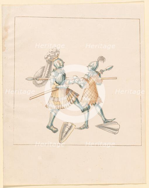 Freydal, The Book of Jousts and Tournament of Emperor Maximilian I: Combats...Plate 151, c1515. Creator: Unknown.