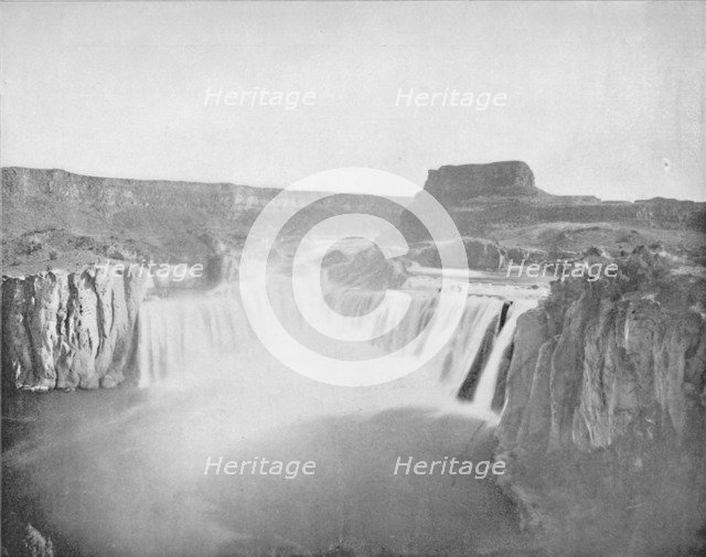 'The Shoshone Falls', 19th century. Artist: Unknown.