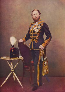 The Prince of Wales as Colonel of the 10th Hussars, c1865 (1910). Artist: Unknown.