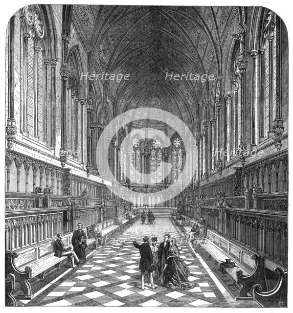 The New Chapel of St. John's College, Cambridge, 1869. Creator: Unknown.
