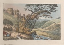 A Cornish View, from "Views in Cornwall", 1810., 1810. Creator: Thomas Rowlandson.