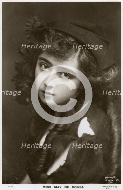 May de Sousa, American singer and actress, c1906.Artist: J Beagles & Co