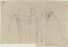 Sheet of Studies [recto and verso]. Creator: John Flaxman.