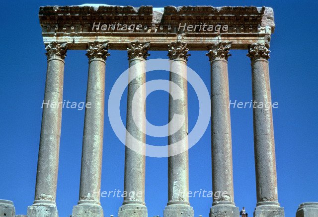 Temple of Heliopolitan Zeus, Baalbek, Lebanon, 10-249 AD. Artist: Unknown