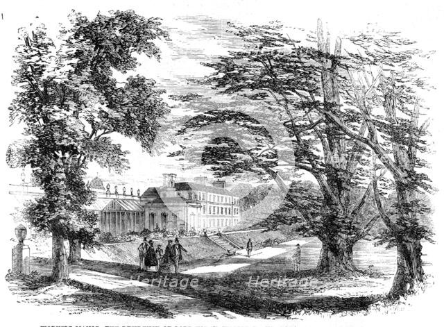 Worksop Manor, the Residence of Lord Foley, visited by His Royal Highness yesterday week, 1861. Creator: Unknown.
