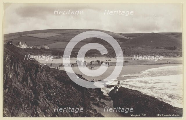 Woolacombe Sands, 1860/94. Creator: Francis Bedford.