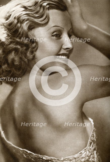 Lilian Harvey, English actress, 1933. Artist: Unknown