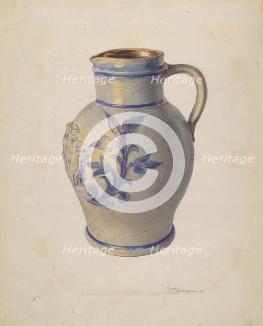 Pitcher, 1935/1942. Creator: Carl Buergerniss.