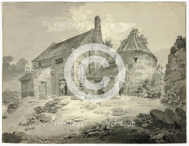A Mill at Berwick Upon Tweed, n.d. Creators: William Alexander, Edward Dayes.