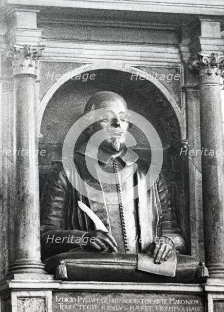 Shakespeare Memorial, Holy Trinity Church, Stratford-upon-Avon, Warwickshire, c1955. Creator: Arthur Charles Kirby Ware.