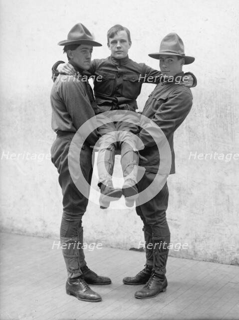 Boy Scouts Training Demonstration, 1912. Creator: Harris & Ewing.