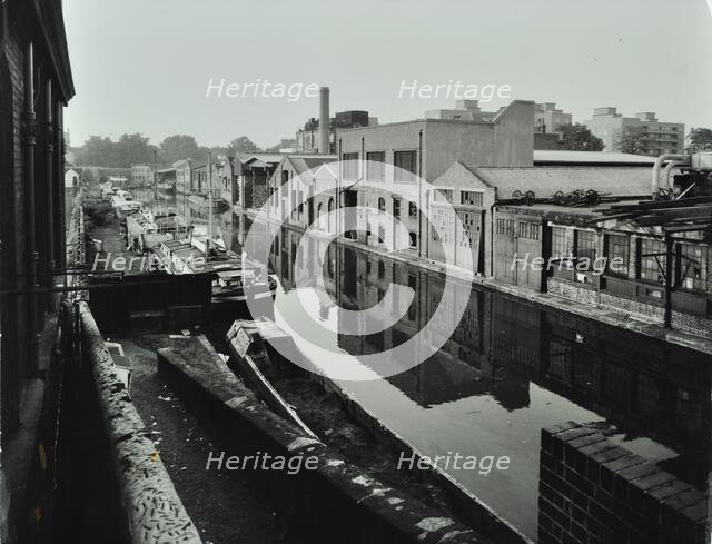 149-157 Harrow Road, Westminster LB, London: elevation to Regent's Canal, 1964. Creator: Unknown.