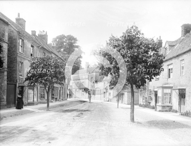 View along Park Street, Woodstock, Oxfordshire, c1860-c1922. Artist: Henry Taunt