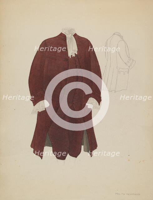 Man's Suit, c. 1936. Creator: Melita Hofmann.