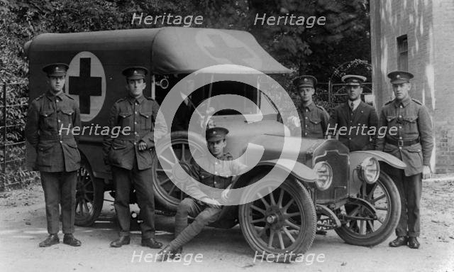 Rover 12 hp ambulance, World War 1. Creator: Unknown.