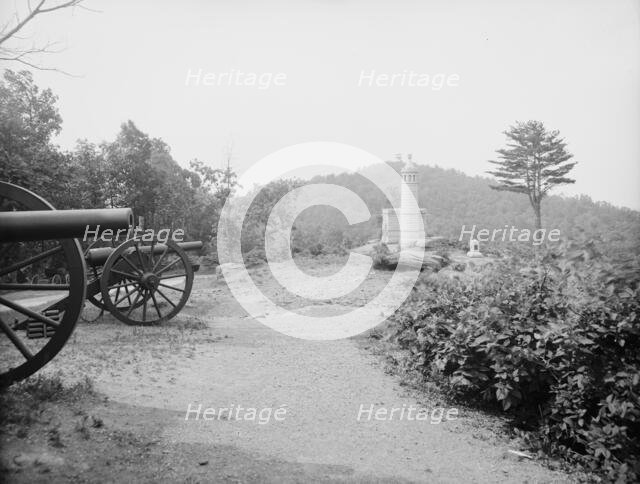 Round Top from Haslett's battery, Gettysburg, Pa., between 1900 and 1910. Creator: Unknown.