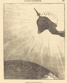 L'éclipse sera-t-elle totale?, 1871. Creator: Honore Daumier.