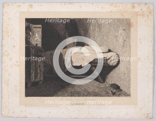 Death, 1845-60. Creator: Charles Chaplin.