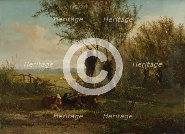 Meadow near Oosterbeek, 1860. Creator: Gerard Bilders.