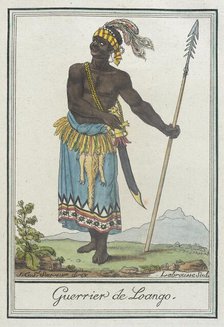 Costumes de Différents Pays, 'Guerrier de Longo', c1797. Creator: Jacques Grasset de Saint-Sauveur.
