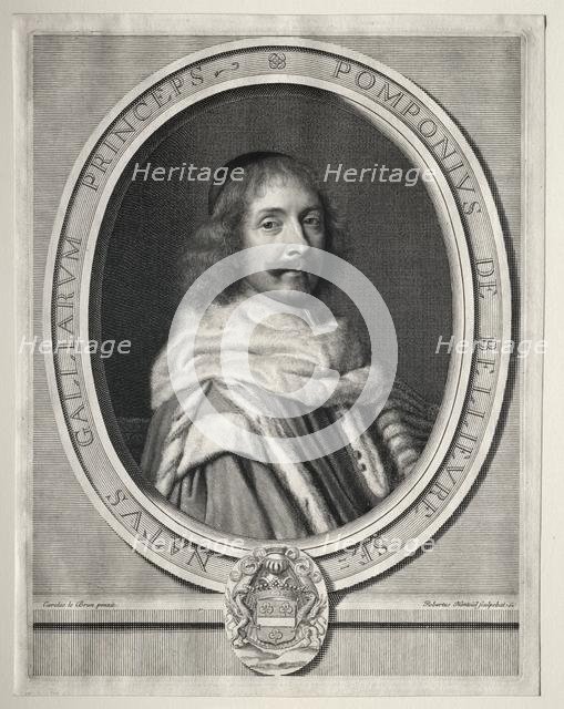Pompone II de Bellière. Creator: Robert Nanteuil (French, 1623-1678).