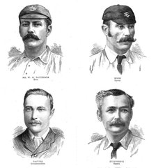 ''Some 4 Representative Cricketers', 1890. Creator: Unknown.