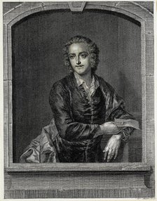 Portrait of the Poet Thomas Gray (1716-1771). Creator: Miller (Müller), John Sebastian (Johann Sebastian) (1715-1785).