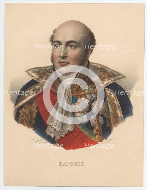 Louis-Nicolas Davout (1770-1823), Marshal of France, 1835. Artist: Anonymous  