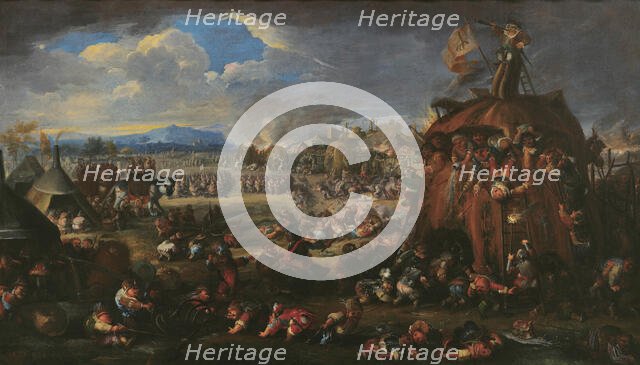 The Lilliputian Village, First third of 18th cen.. Creator: Bocchi, Faustino (1659-1742).