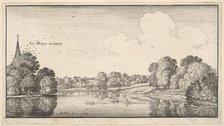 Views of countryside near Albury, Surrey, 1645. Creator: Wenceslaus Hollar.